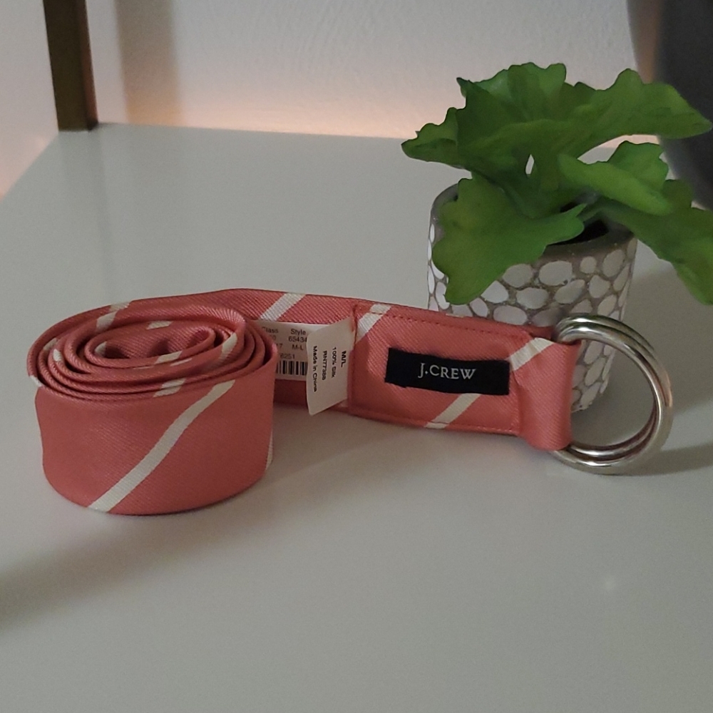 J Crew Adjustable Tie Belt
